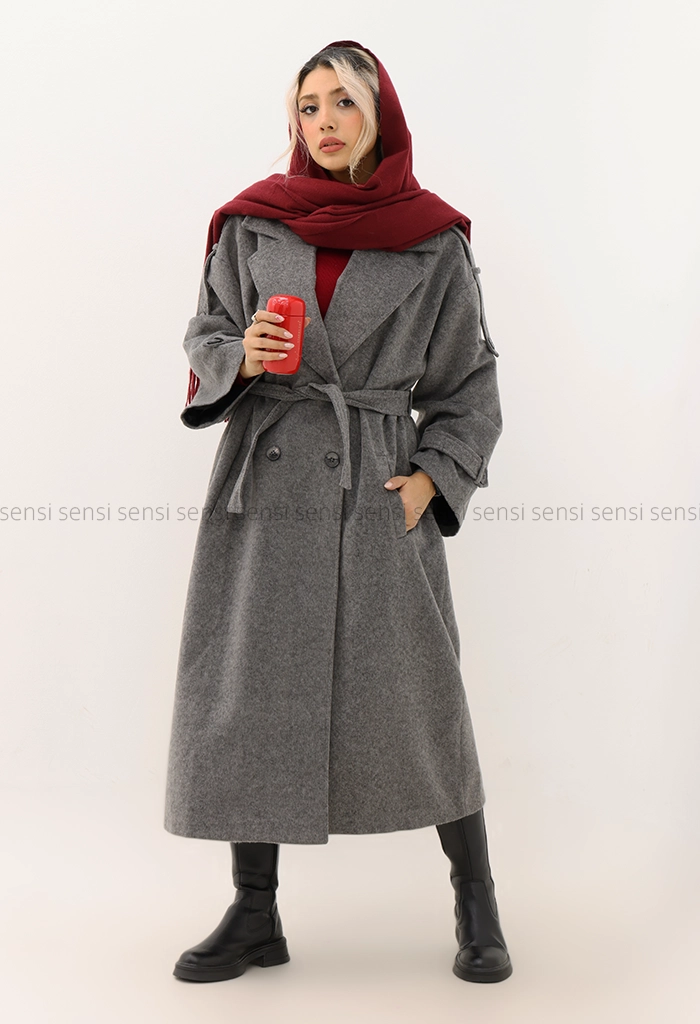 پالتو فوتر 6دکمه آستر دار @کد1005028